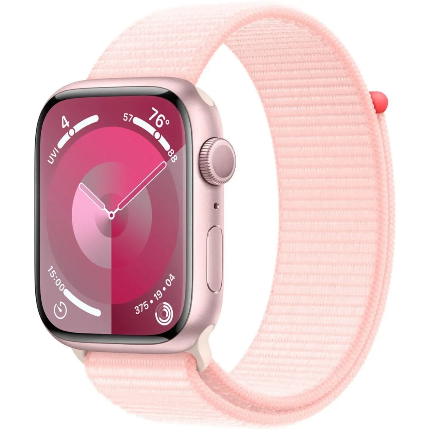 Apple Watch 9 45mm Pink Sport Loop(MR9J3)