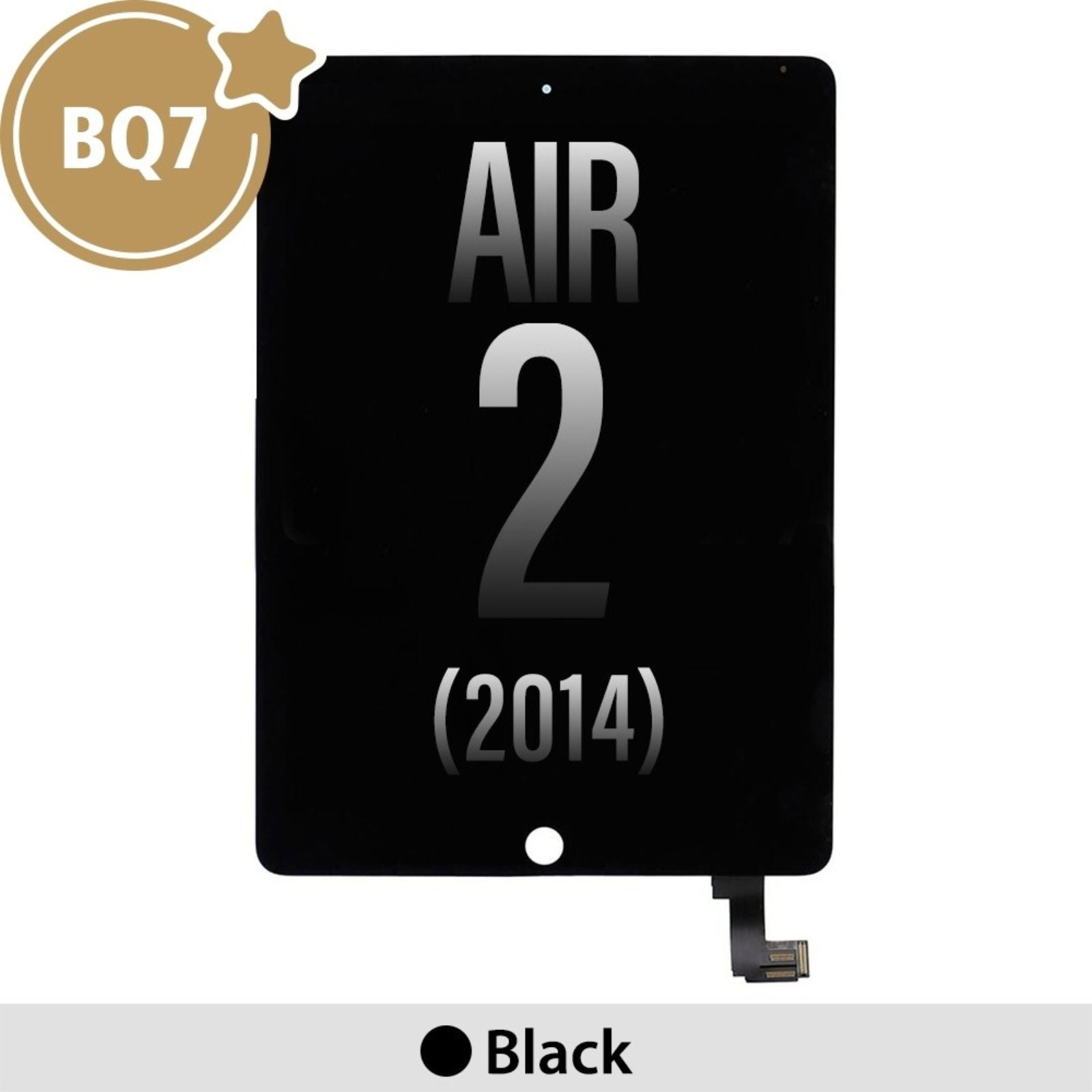 BQ7 LCD Screen Repair for iPad Air 2 (2014)-Black MyMobile