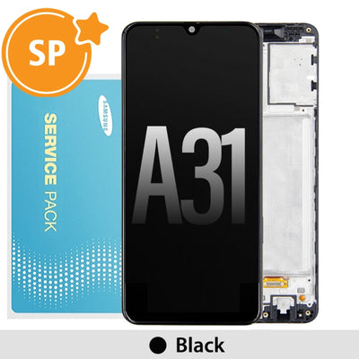 Samsung Galaxy A31 A315F OLED Screen Replacement Digitizer GH82-22905A/22761A (Service Pack)-Black