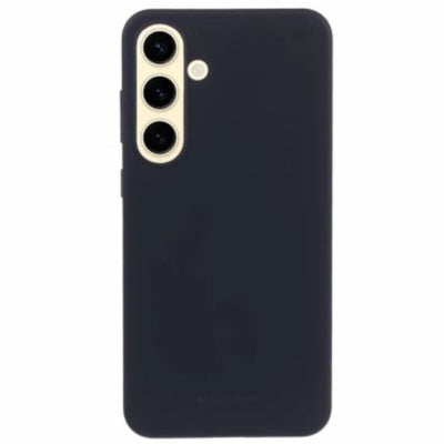 Mercury Soft Feeling Jelly Cover Case for Samsung Galaxy S25 Plus-Black MyMobile