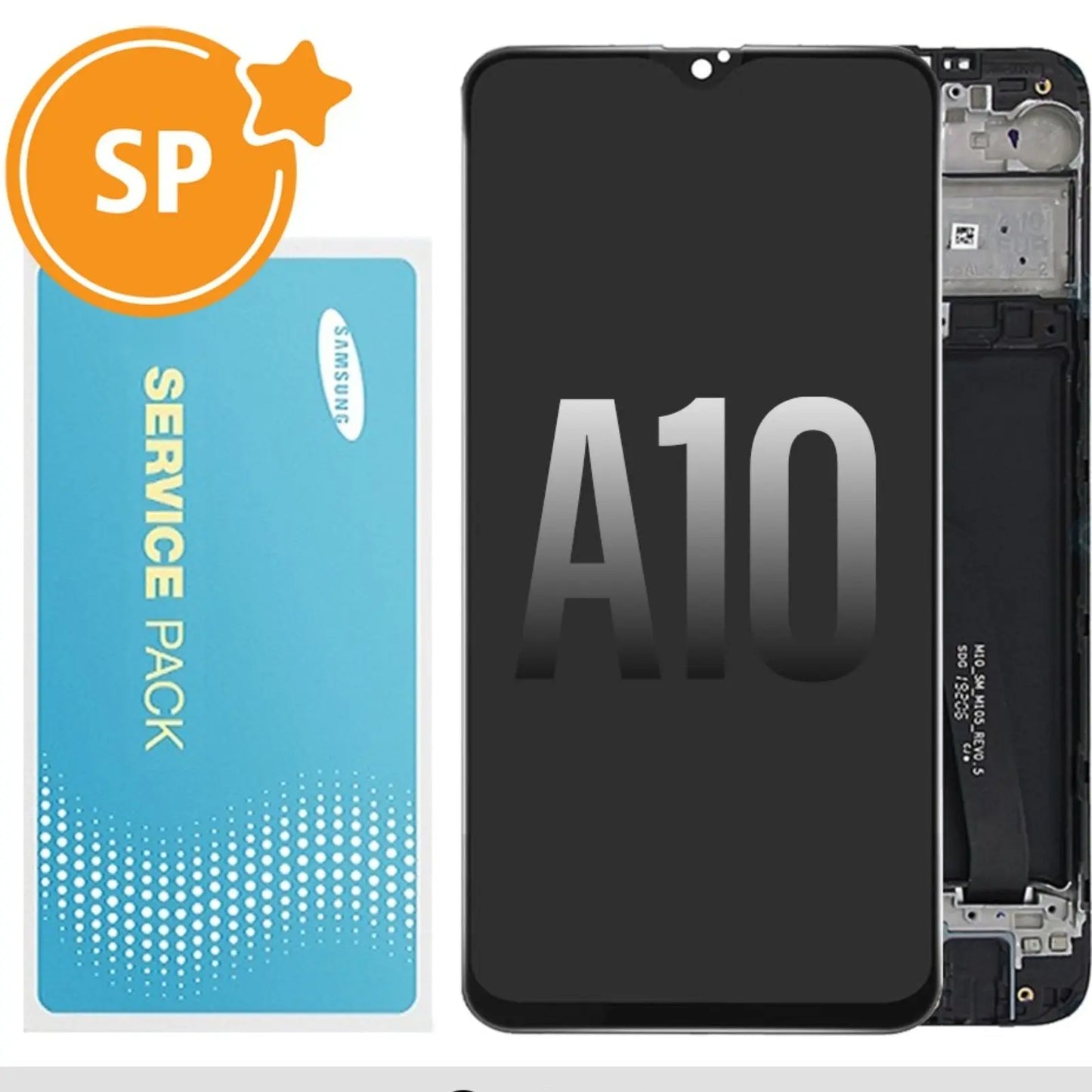 Samsung Galaxy A10 A105F OLED Screen Replacement Digitizer GH82-20227A/20322A (Service Pack)-Black - MyMobile