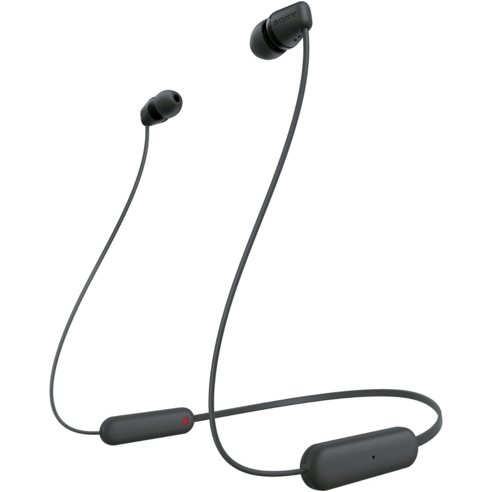 Sony WI-C100 Wireless In-ear Headphones Black - MyMobile