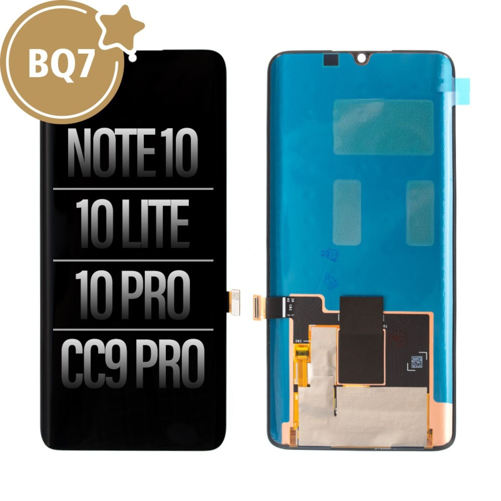 BQ7 LCD Screen Repair for Xiaomi Mi CC9 Pro Note 10 Note 10 Lite Note 10 Pro (As the same as service pack, but not from official Xiaomiï¼‰ MyMobile