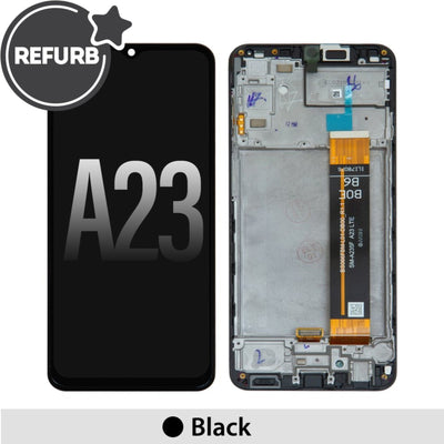 Samsung Galaxy A23 A235 REFURB OLED Screen Replacement Digitizer with Frame-Black