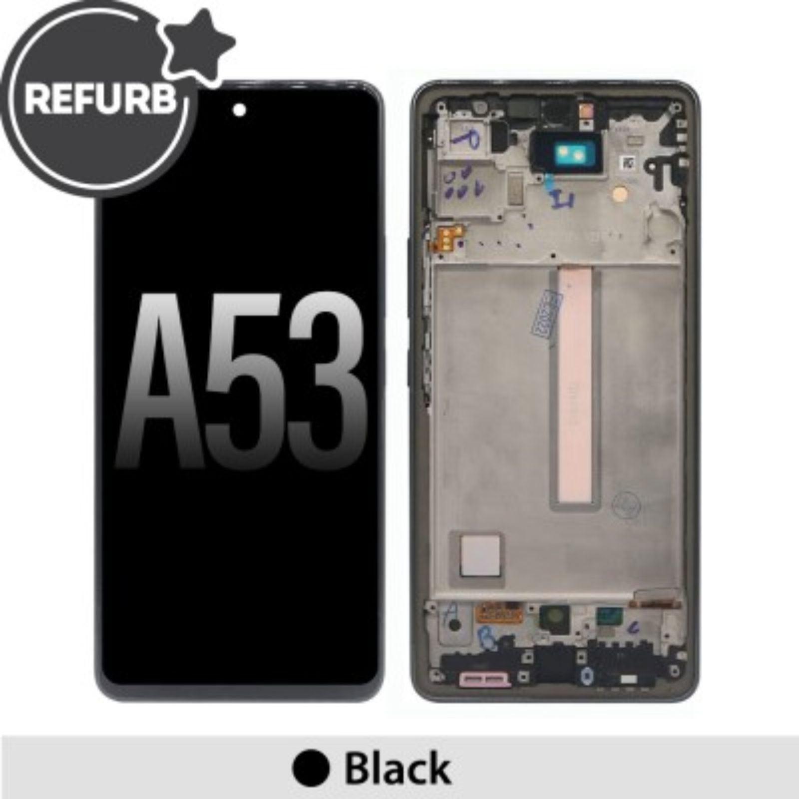 REFURB LCD Screen Repair for Samsung Galaxy A53 5G A536B with Frame -Black MyMobile