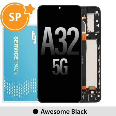 Samsung Galaxy A32 5G A326 OLED Screen Replacement Digitizer GH82-25121A (Service Pack)-Awesome Black THIS IS 5G