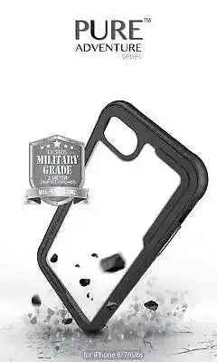 Pure Adventure Metal case IPhone Plus 8 / 7 / 6 - BLACK