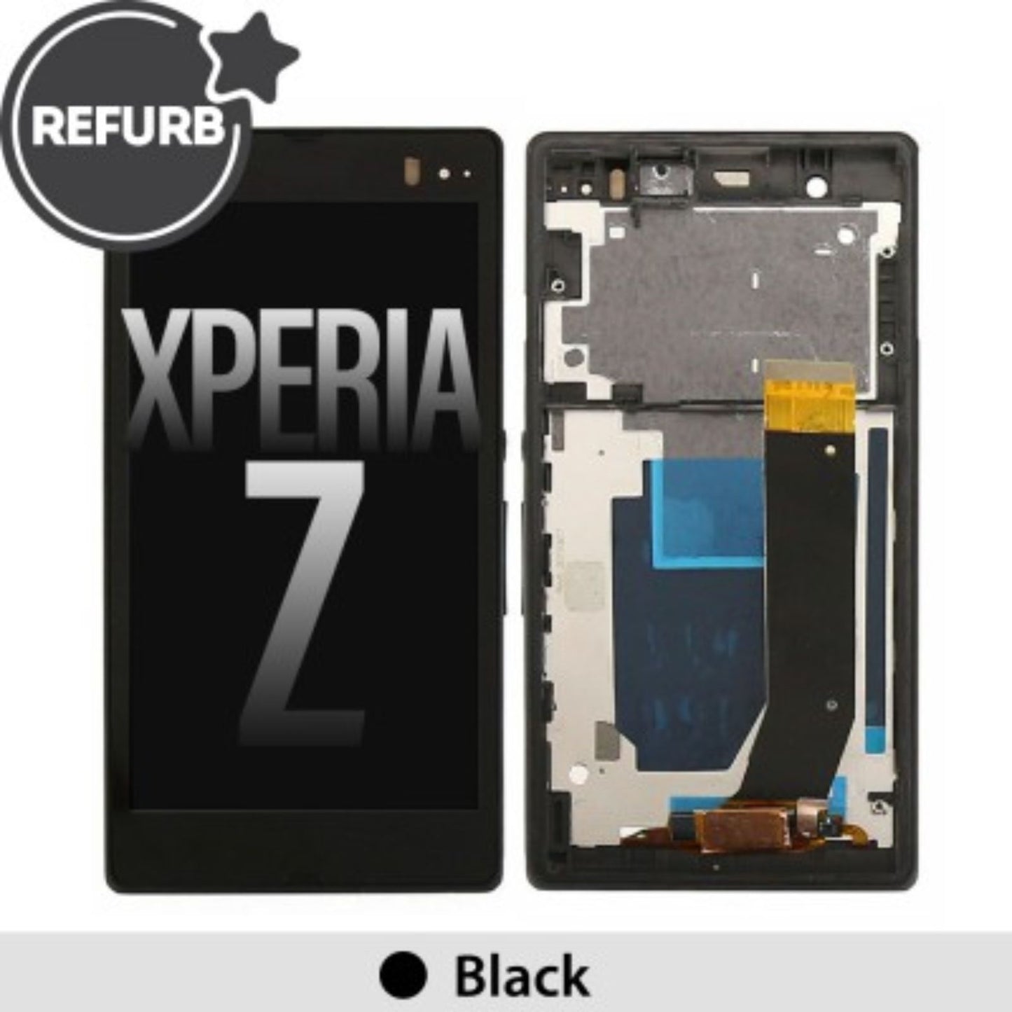 REFURB LCD Screen Repair for Sony Xperia Z C6603 C6602 G8142 E5563 with Frame