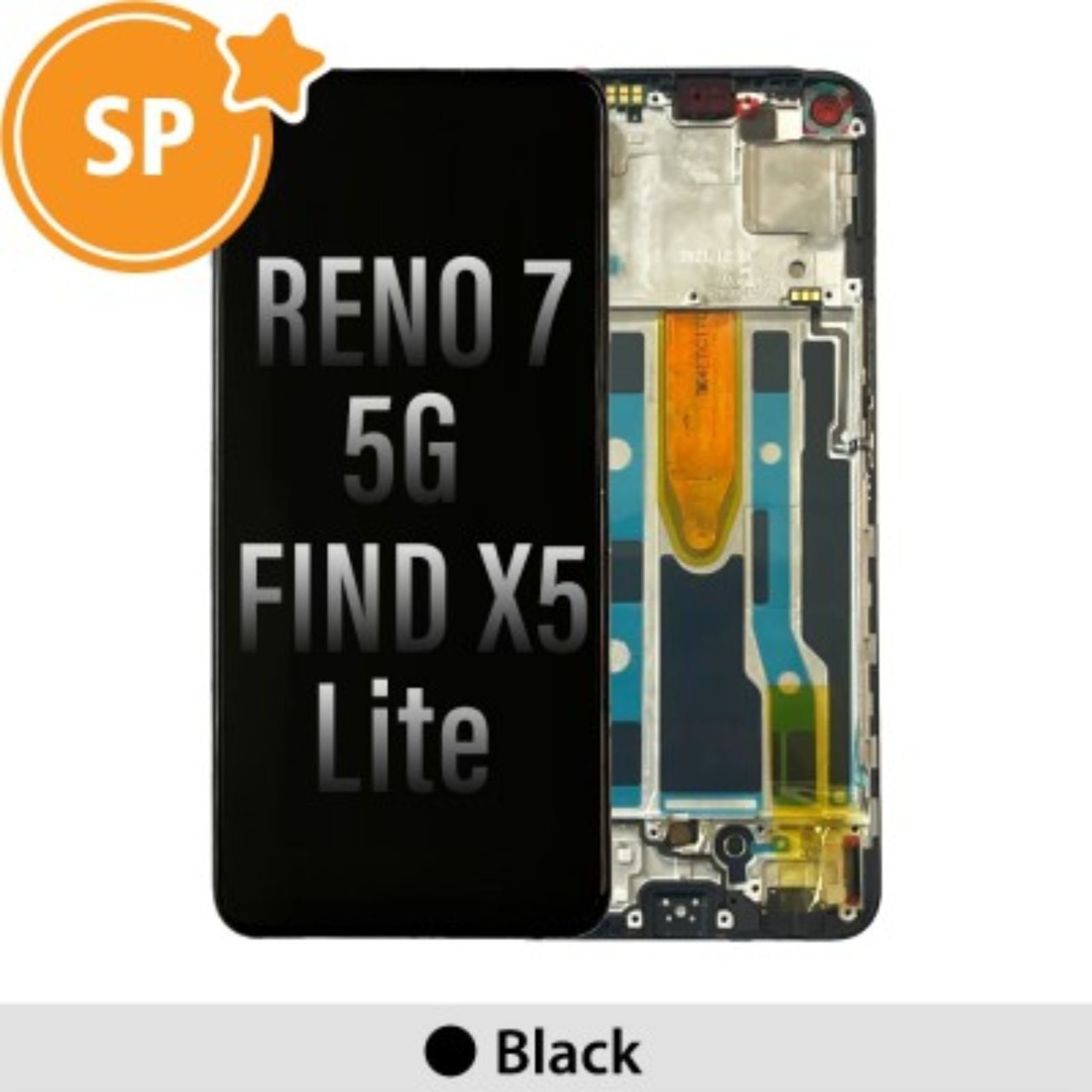 (Service Pack) LCD Screen Repair for OPPO Reno7 5G 4130040 with Frame MyMobile