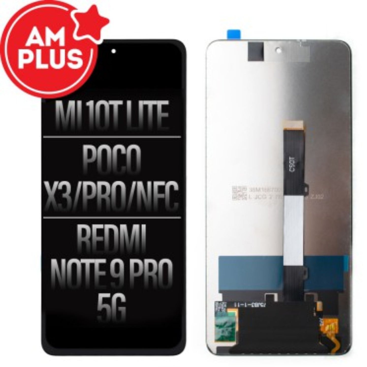 AMPLUS LCD Screen Repair for Xiaomi Mi 10T Lite Poco X3 Pro Poco X3 NFC Poco X3 Redmi Note 9 Pro 5G