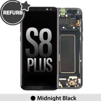Samsung Galaxy S8 Plus REFURB OLED Screen Replacement Digitizer with Frame G955F