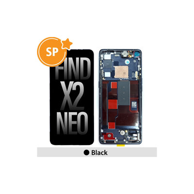 (Service Pack) LCD Screen Repair for OPPO Find X2 Neo 4904017 with Frame -Black MyMobile