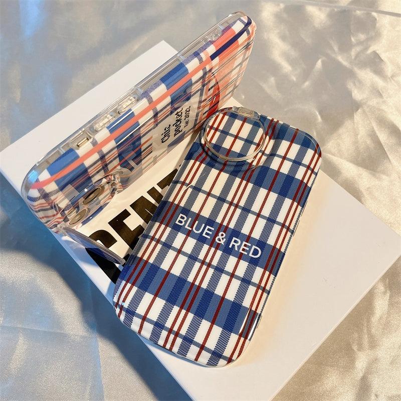 Small High End Striped Plaid Mobile Phone Shell - MyMobile