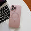 Magnetic Suction With Lens Film Electroplating Mobile Phone Case For iPhone 14