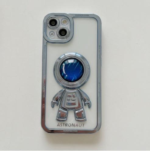 Ins Electroplating Three-dimensional Astronaut Mobile Phone Case - MyMobile