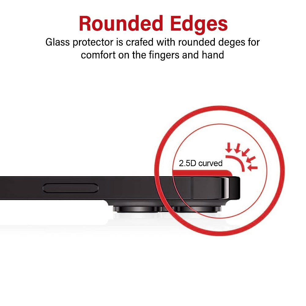 kinglas Tempered Glass Screen Protector For iPhone 16 Plus / 15 Plus / 15 Pro Max