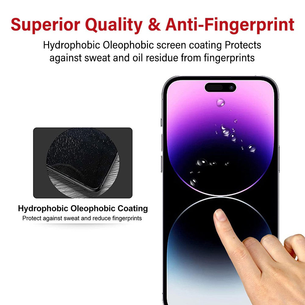Tempered Glass Screen Protector For iPhone 14 Pro Max