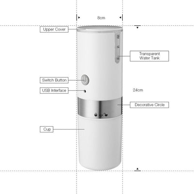 200ml Mini Coffee Machine - MyMobile