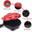 Electric Waffle Maker Machine EU Plug Mini Eggette Breakfast Pot Pan Bubble Egg Cake Oven Waffle Molds