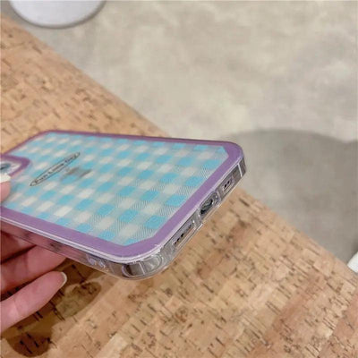 Korean Stripe Mobile Phone Case Is Suitable Online Only