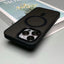 Frosted Magnetic Suction Large Hole Drop-resistant Phone Case For iPhone 15