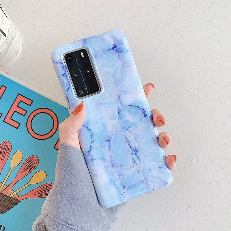 Marbled Huawei phone case For Huawei P 40