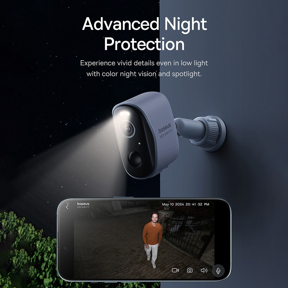 Baseus Security N1 Outdoor Camera 2K 2-Cam Kit