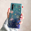 Transparent sequin planet phone case For Huawei P30