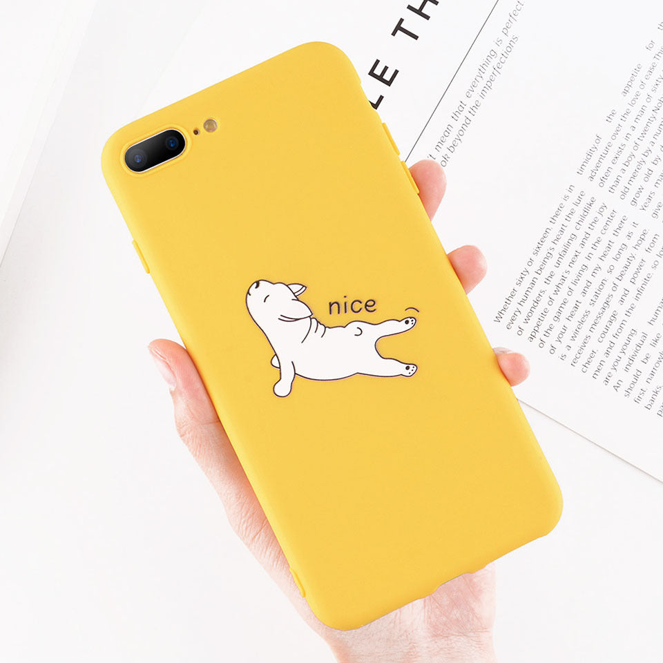 Compatible With Apple, Funny Cartoon Giraffe Phone Case For 7 8 Plus TPU Silicone Back Cover For X XR XS Max 6 6S Plus Soft Cases - MyMobile