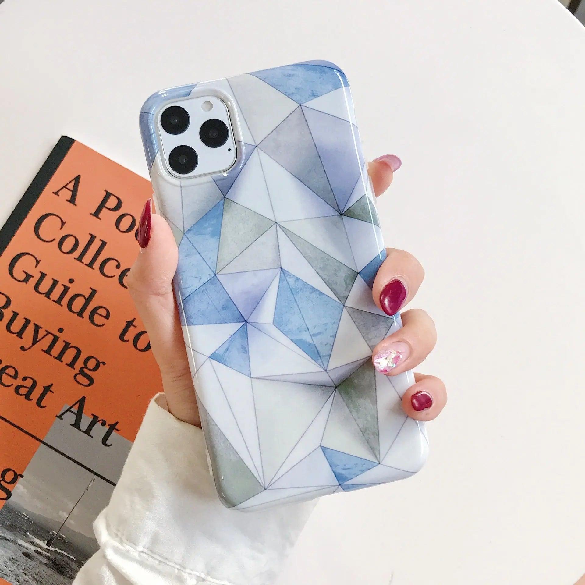 Geometric Marble Cases - MyMobile