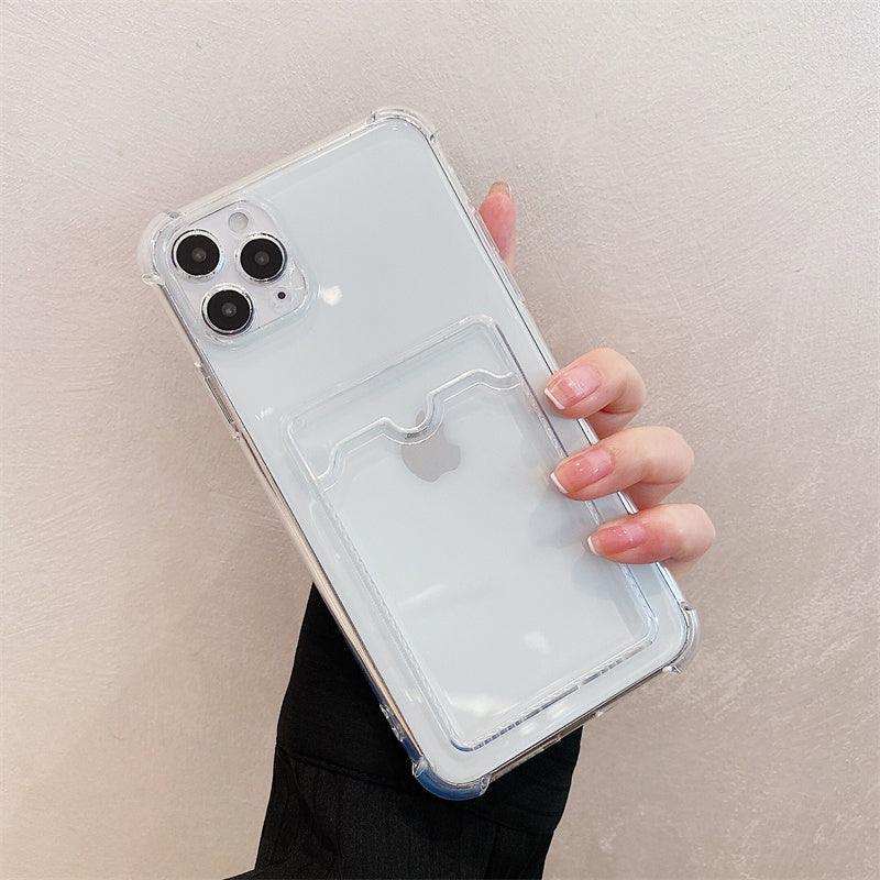 Compatible with Apple , Simple And Transparent Apple Anti-fall Protective Sleeve - MyMobile