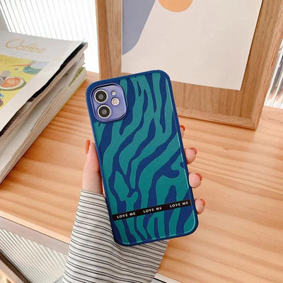 Fine Hole Mobile Phone Case Zebra Pattern Online Only