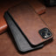 Plain Leather Phone Case For iPhone 14