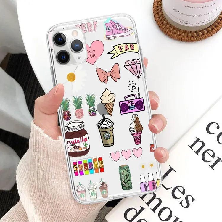 Transparent soft shell mobile phone case Online Only