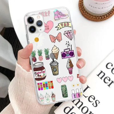 Transparent soft shell mobile phone case Online Only