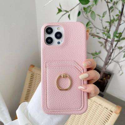 Double Card Ring Buckle Bracket Mobile Phone Case Online Only