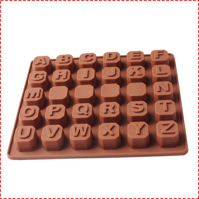 26 capital letter shape silicone mold - MyMobile