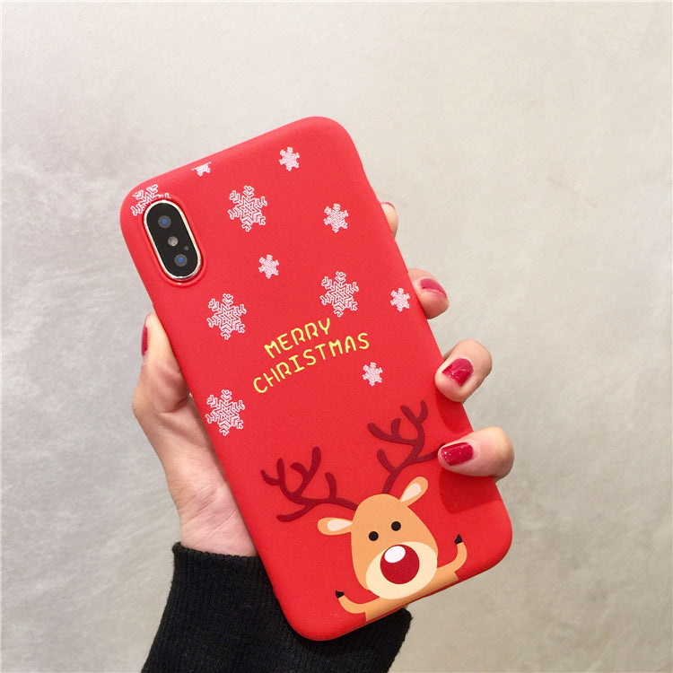 Scarlet Christmas silicone mobile phone case - MyMobile