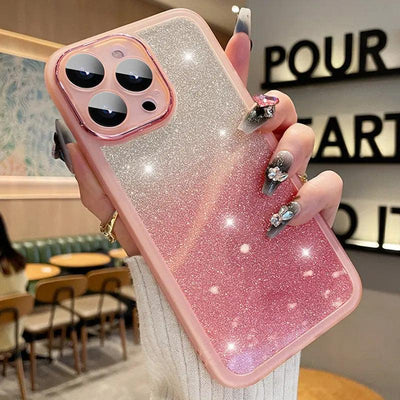 Applicable To 15 Transparent Glitter Phone Case Ultra-thin CANON