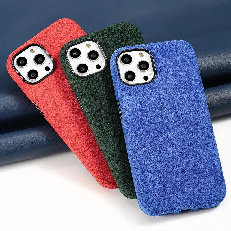 Plush Warm All Inclusive Mobile Phone Case Magnetic Type Online Only