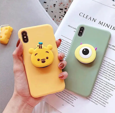 Compatible With Cartoon Bear Bracket Phone Case Online Only