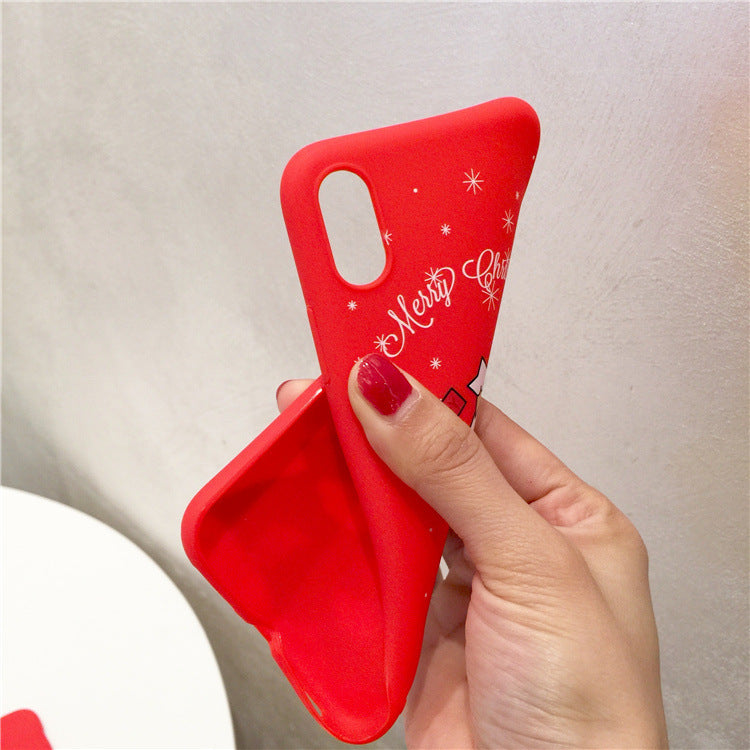 Scarlet Christmas silicone mobile phone case - MyMobile