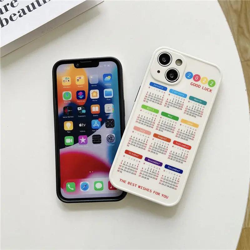 Simple Creative Calendar Printing Mobile Phone Case Online Only