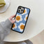 Creative And Simple Flower Plush Phone Case For iPhone 15