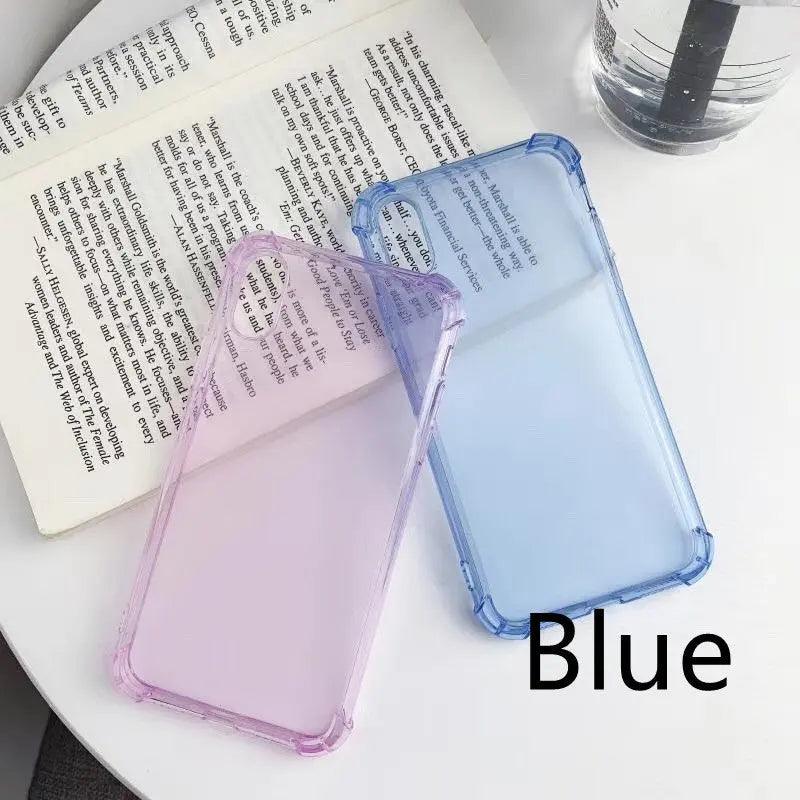 Simple Color Transparent Mobile Phone Case - MyMobile