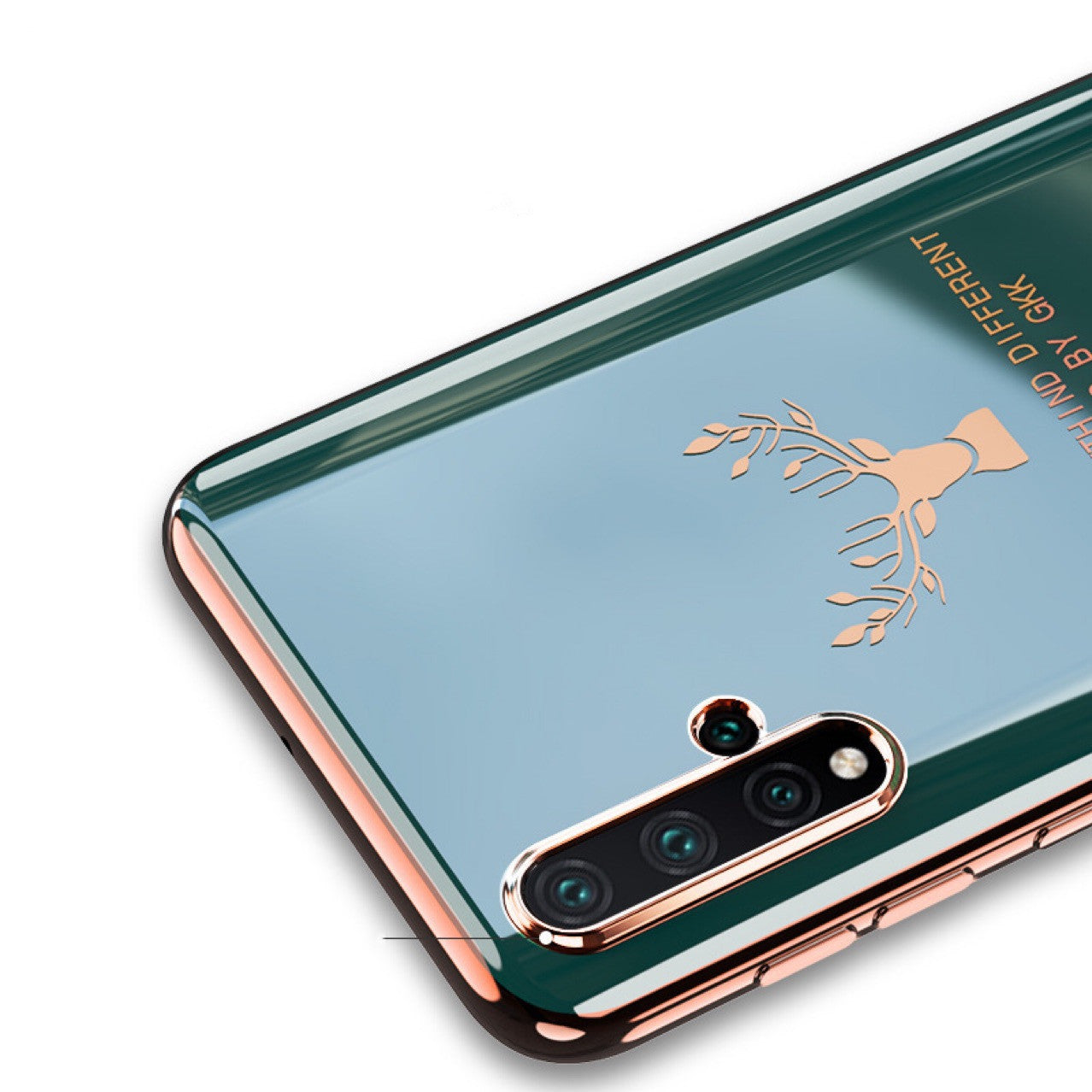 Electroplating soft glue elk mobile phone case For Huawei P30