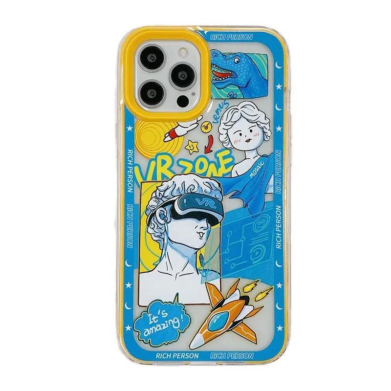 Cartoon Portrait Doodle Mobile Phone Case - MyMobile