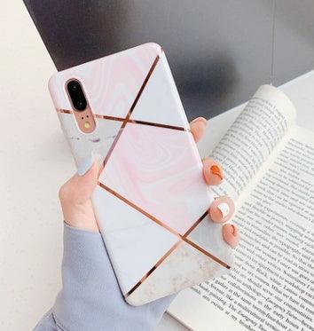 Retro geometric marble mobile phone case - MyMobile