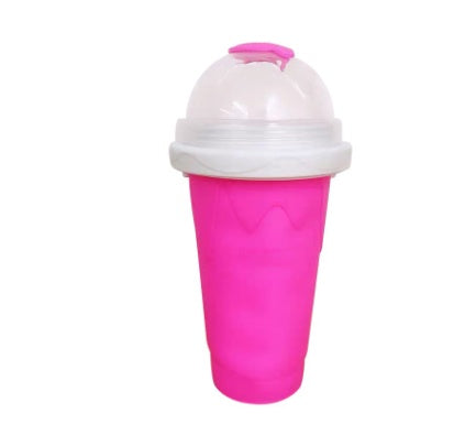 One Pinch Into An Slushy Cup, Shake The Smoothie Cup, And The Second Fast Cooling Cup