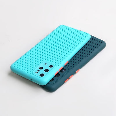 contrast color precision hole phone case For Samsung Galaxy S20